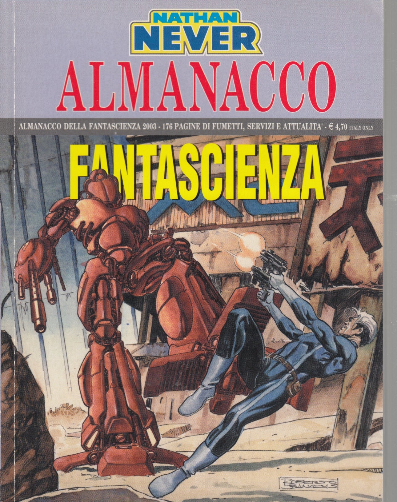 Nathan Never Almanacco della Fantascienza - Bonelli - scegli l'anno - V26