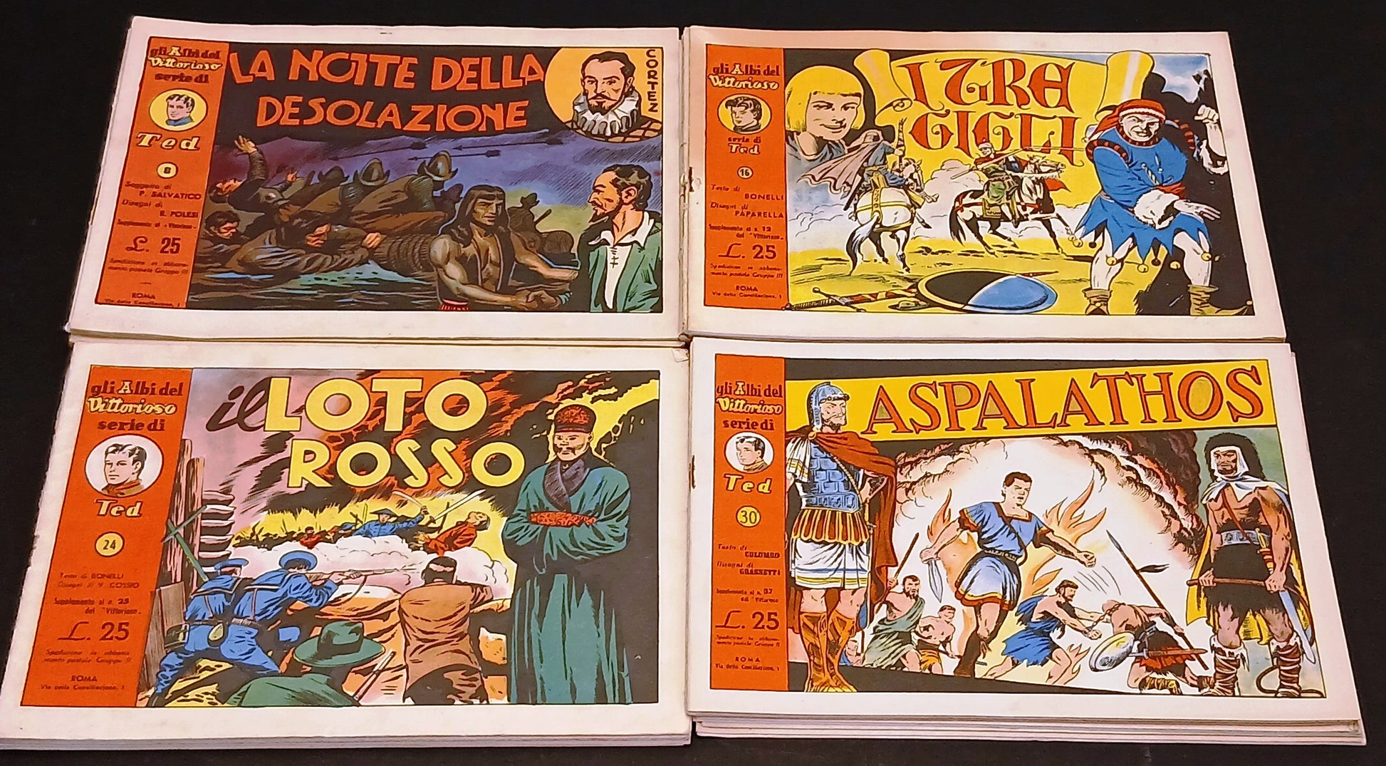 Gli albi del Vittorioso Ted 8/74 - Salvatico Polesi - A.V.E. - originali - H26