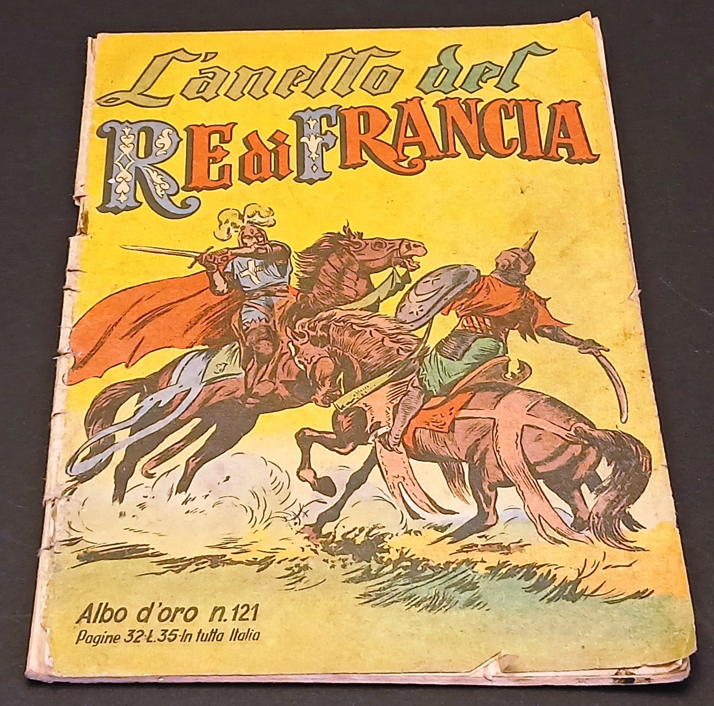 Albo d'oro n.121 L'anello del Re di Francia - Mondadori - 1948 - originale - H26