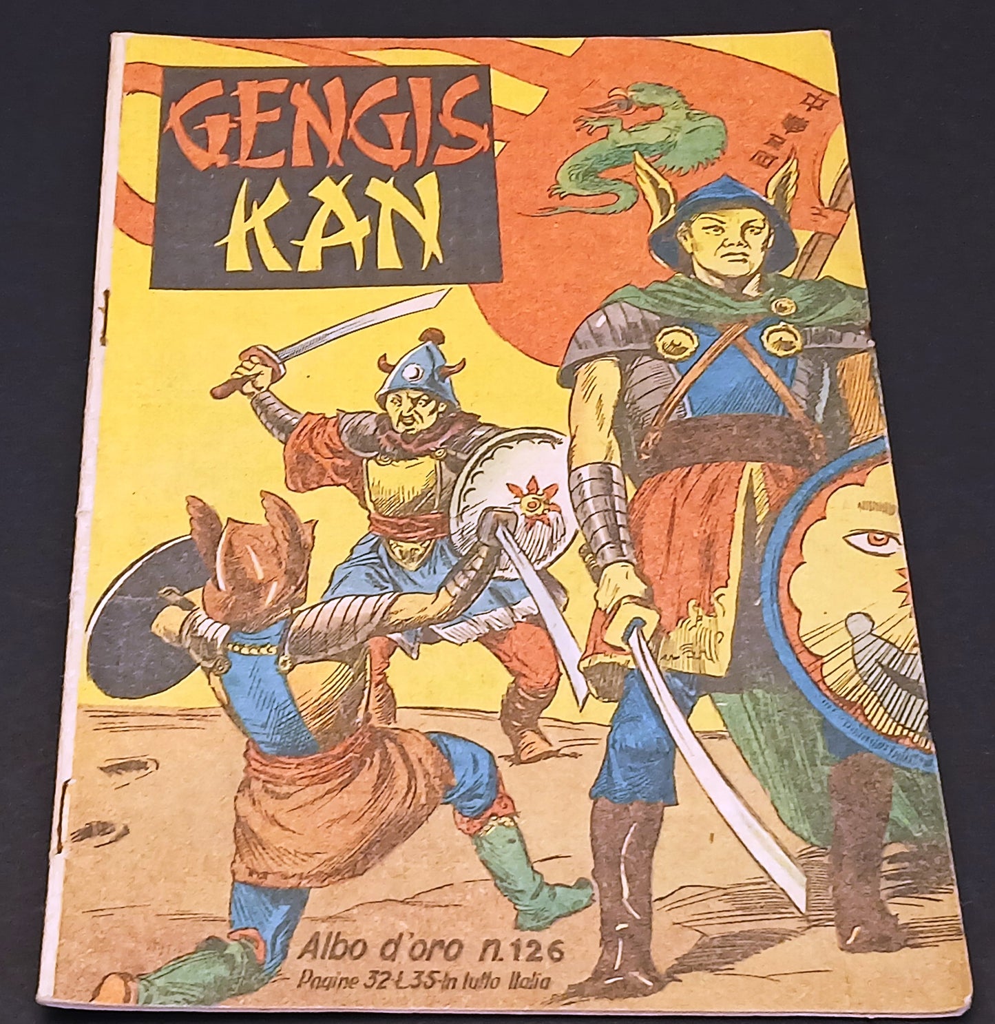 Albo d'oro n.126 Gengis Kan - Mondadori - 1948 - originale - H26