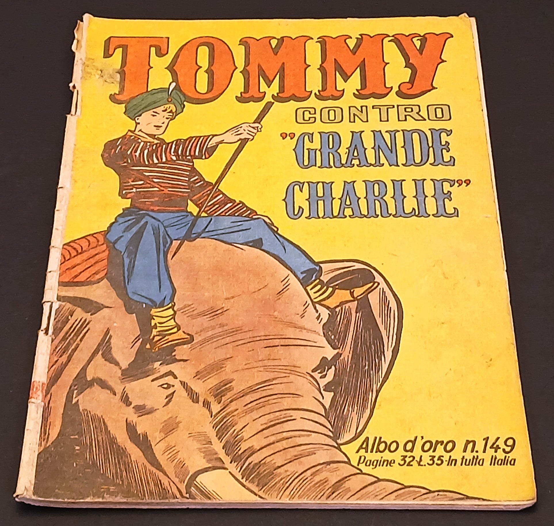 Albo d'oro n.149 Tommy contro Grande Charlie - Mondadori - 1949 - originale- H26