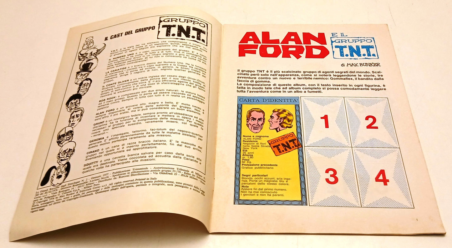 AA- Album figurine Alan Ford vuoto - Corno - LBM28