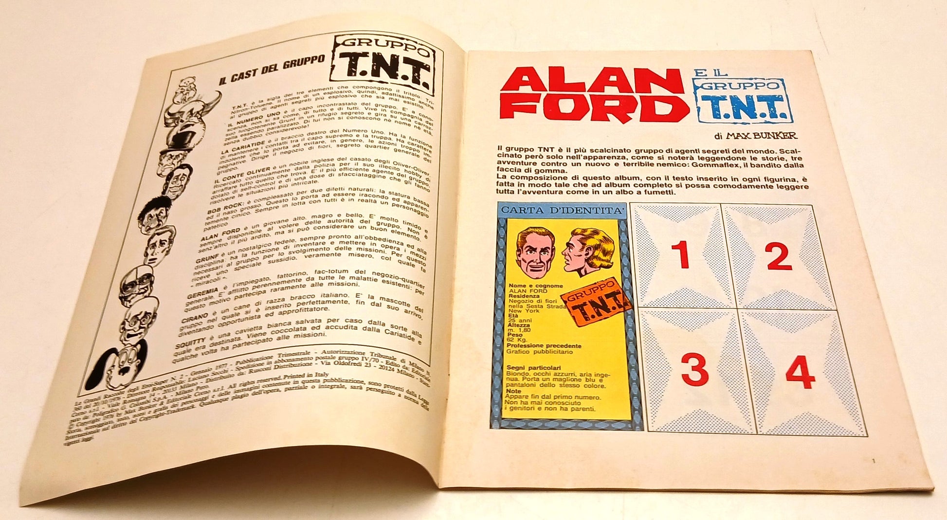 AA- Album figurine Alan Ford vuoto - Corno - LBM28