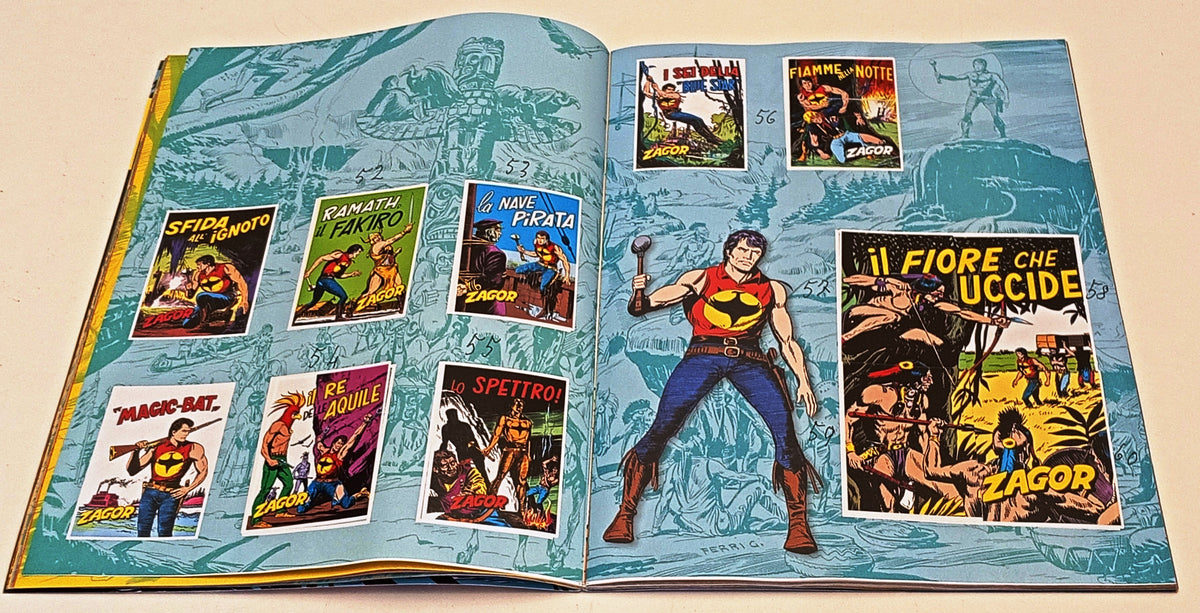 Album figurine Le leggendarie copertine di Zagor completo - GdS - LBM32