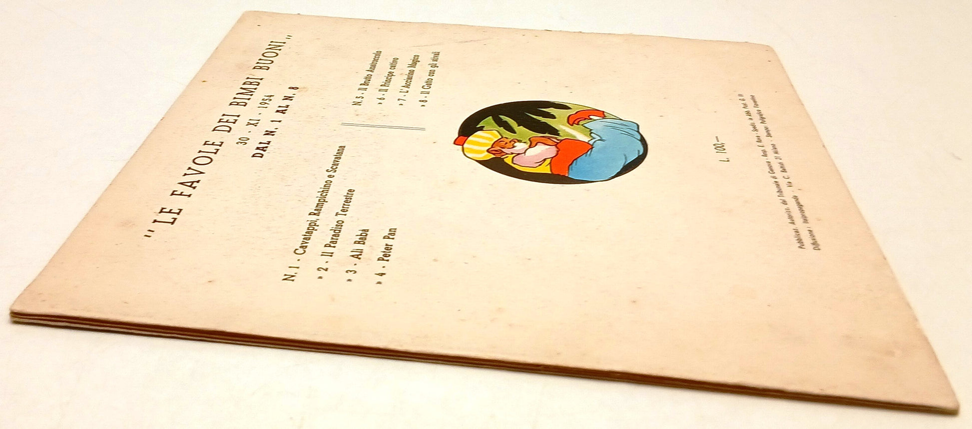 Ali' Baba' e i quaranta ladroni- Le Favole dei bambini buoni n.3- 1954- RVSa1006