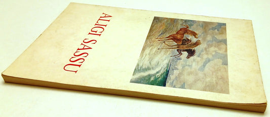 Catalogo mostra Aligi Sassu con disegno e autografo - Lazio Fiuggi 1987 - XFS141