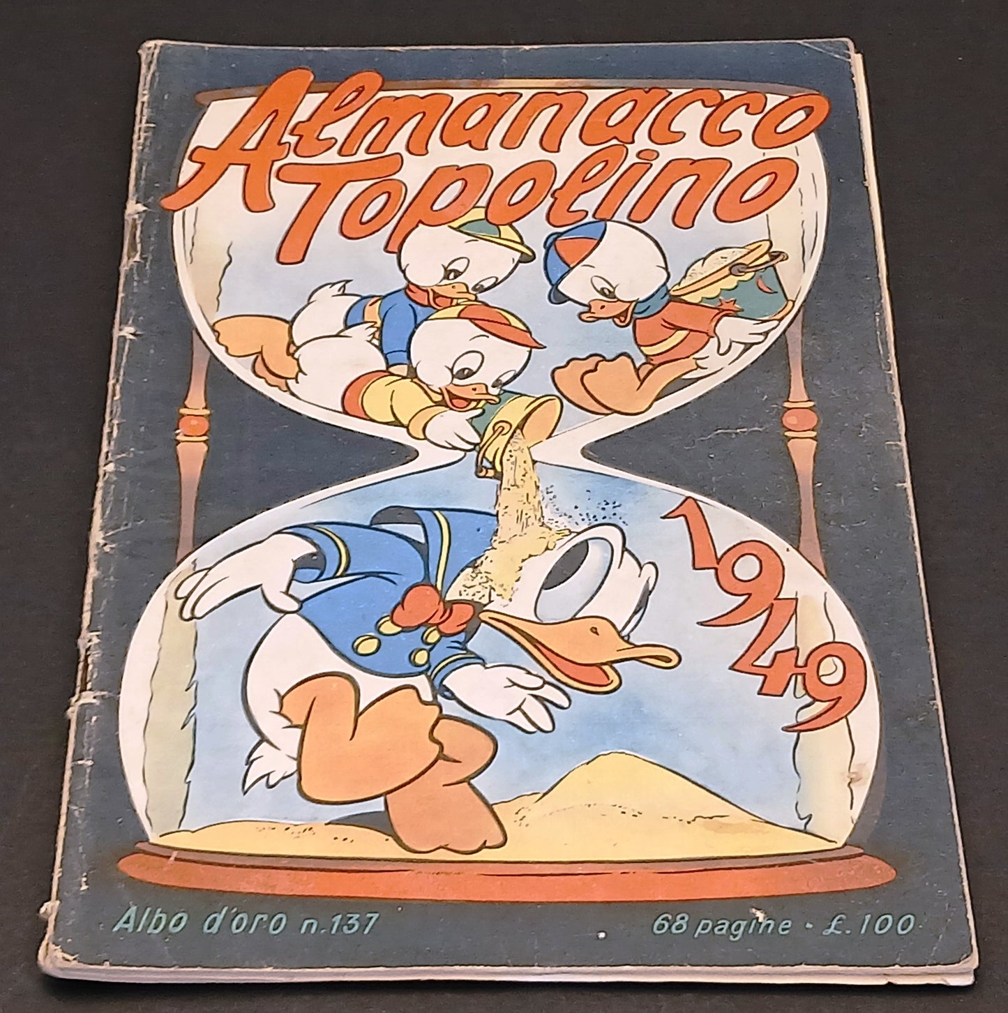 Albo d'oro n.137 Almanacco di Topolino - Mondadori - 1948 - originale - H26