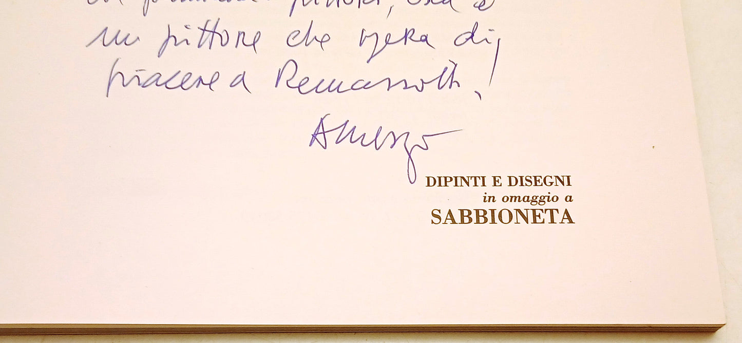 Amerigo Gabba Dipinti e Disegni Catalogo- Tipografia Parmense- Autografo- YFS436