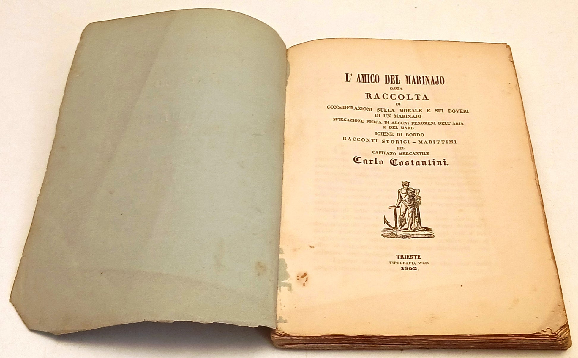L'amico del Marinajo - Carlo Costantini - Tipografia Weis - 1852 - XFS111