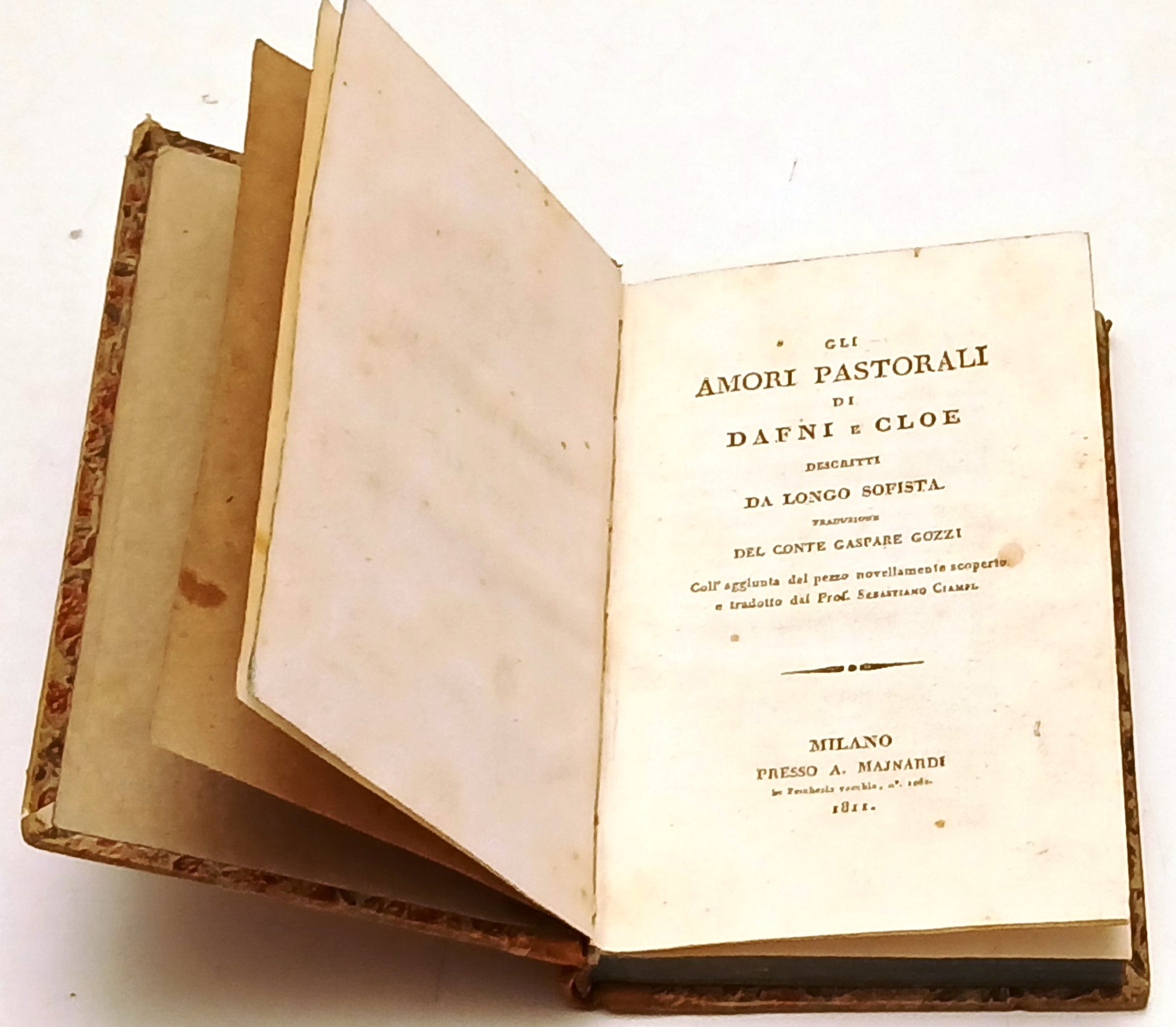 Amori pastorali di Dafni e Cloe - Longo Sofista - Majnardi - 1811 - XFS54