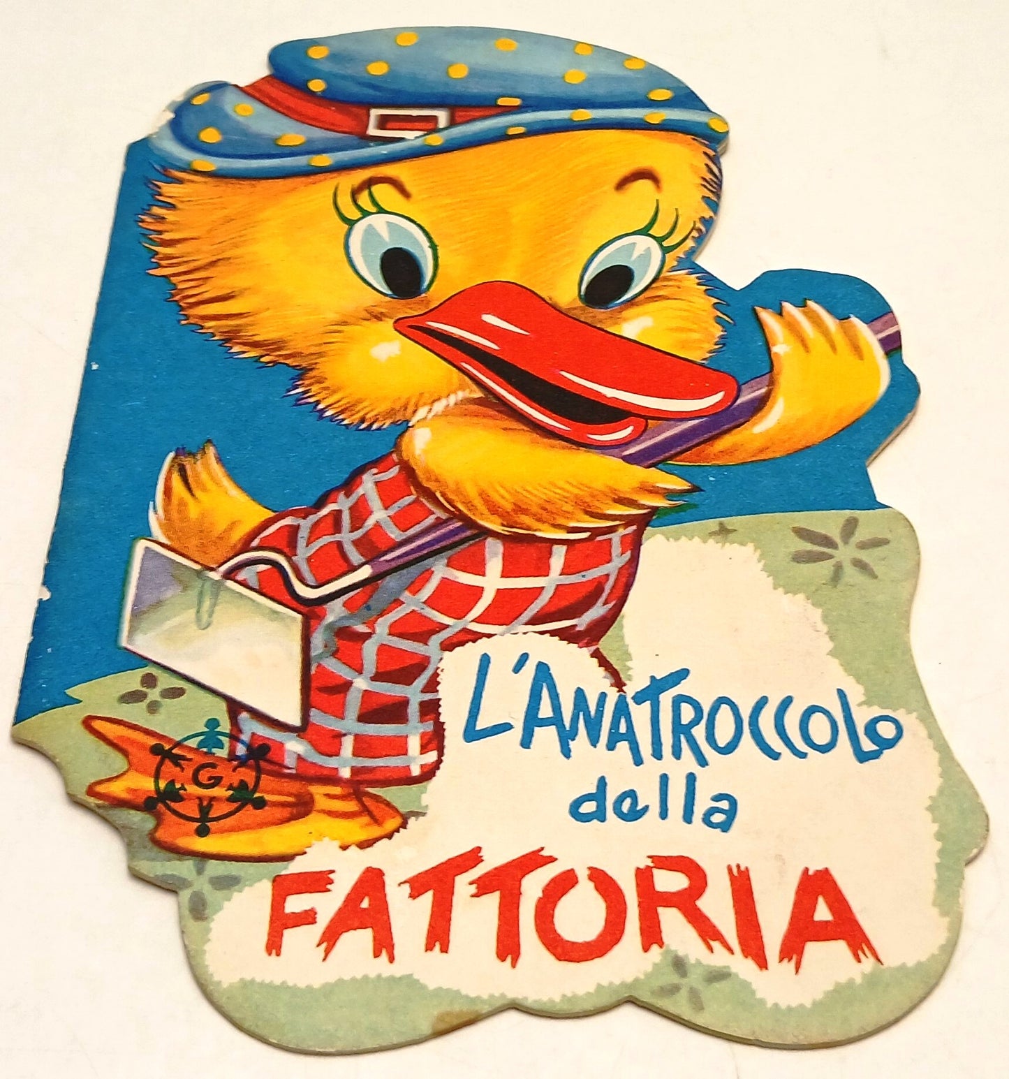 L'anatroccolo della fattoria - Girotondo - 1965 - sagomato - RVSa994
