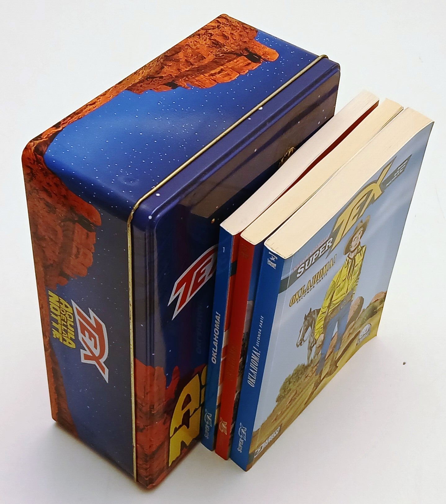 Tex Aquila della notte box metallo - SuperTex variant 3 albi stampe Wampum - A26