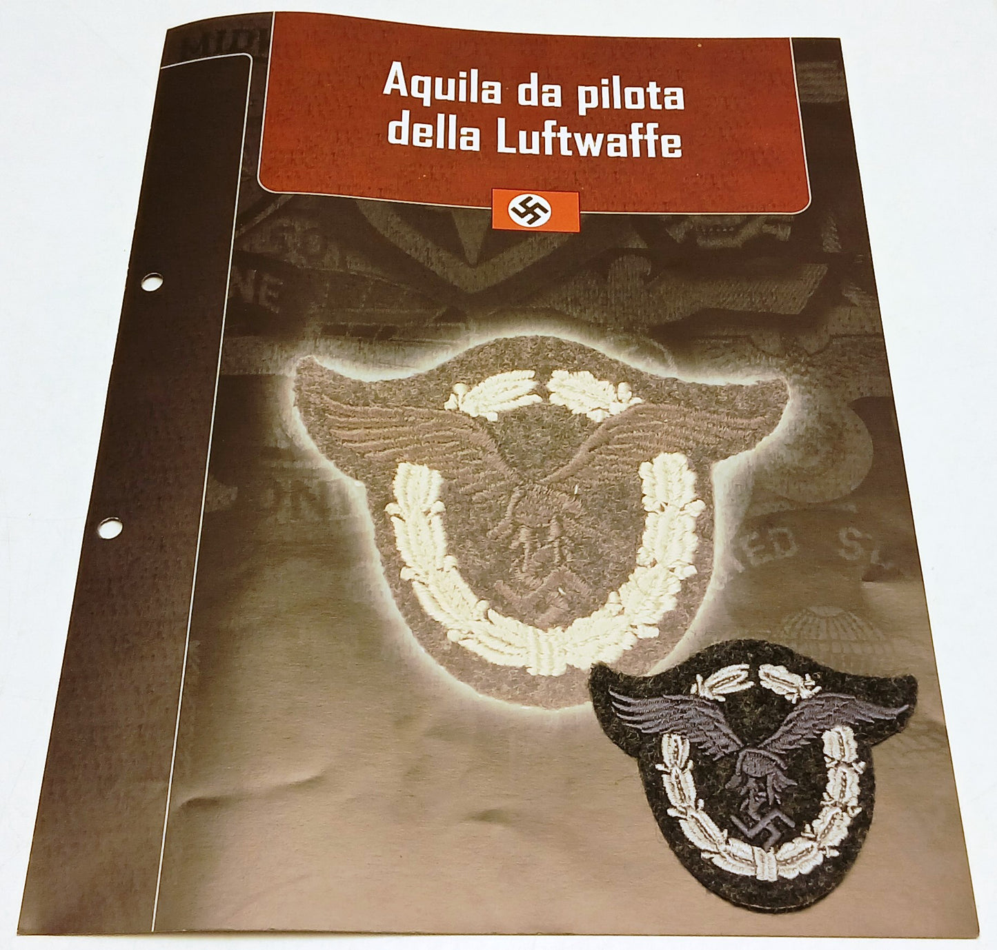 CM- Distintivi militari - Gagliardetto WW2 - Germania  Aquila da Pilota Lutwaffe