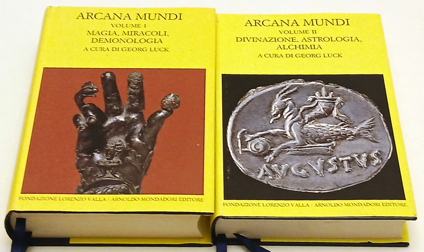 Arcana Mundi 2 volumi Magia Alchimia- Georg Luck- Lorenzo Valla Mondadori-ZFS186