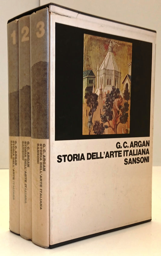 Storia dell'arte italiana 3 volumi - Argan - Sansoni - cofanetto - ZFS115