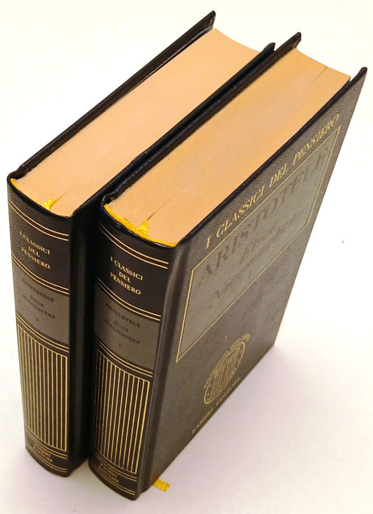 Etica nicomachea 2 voll - Aristotele - Fabbri Classici del pensiero - XFS