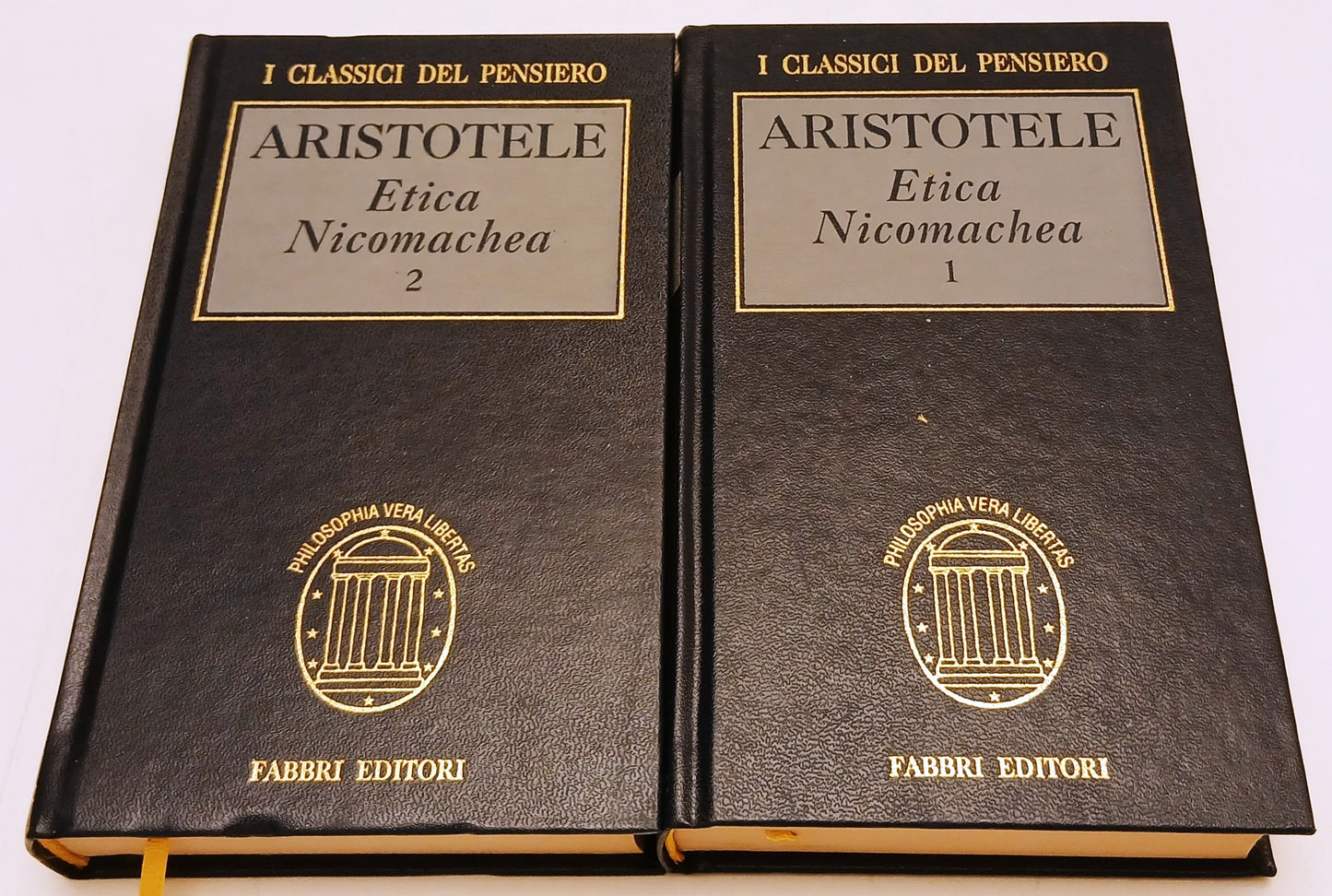 Etica nicomachea 2 voll - Aristotele - Fabbri Classici del pensiero - XFS