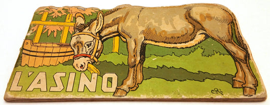Animali Domestici L'asino- Ambrosi Romanelli- Tirrenia- 1a ed.- sagomato-RVSa990