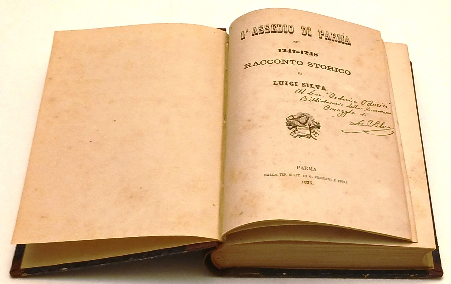 L'assedio di Parma nel 1247-1248 - Luigi Silva - Ferrari e figli - 1875 - ZFS95