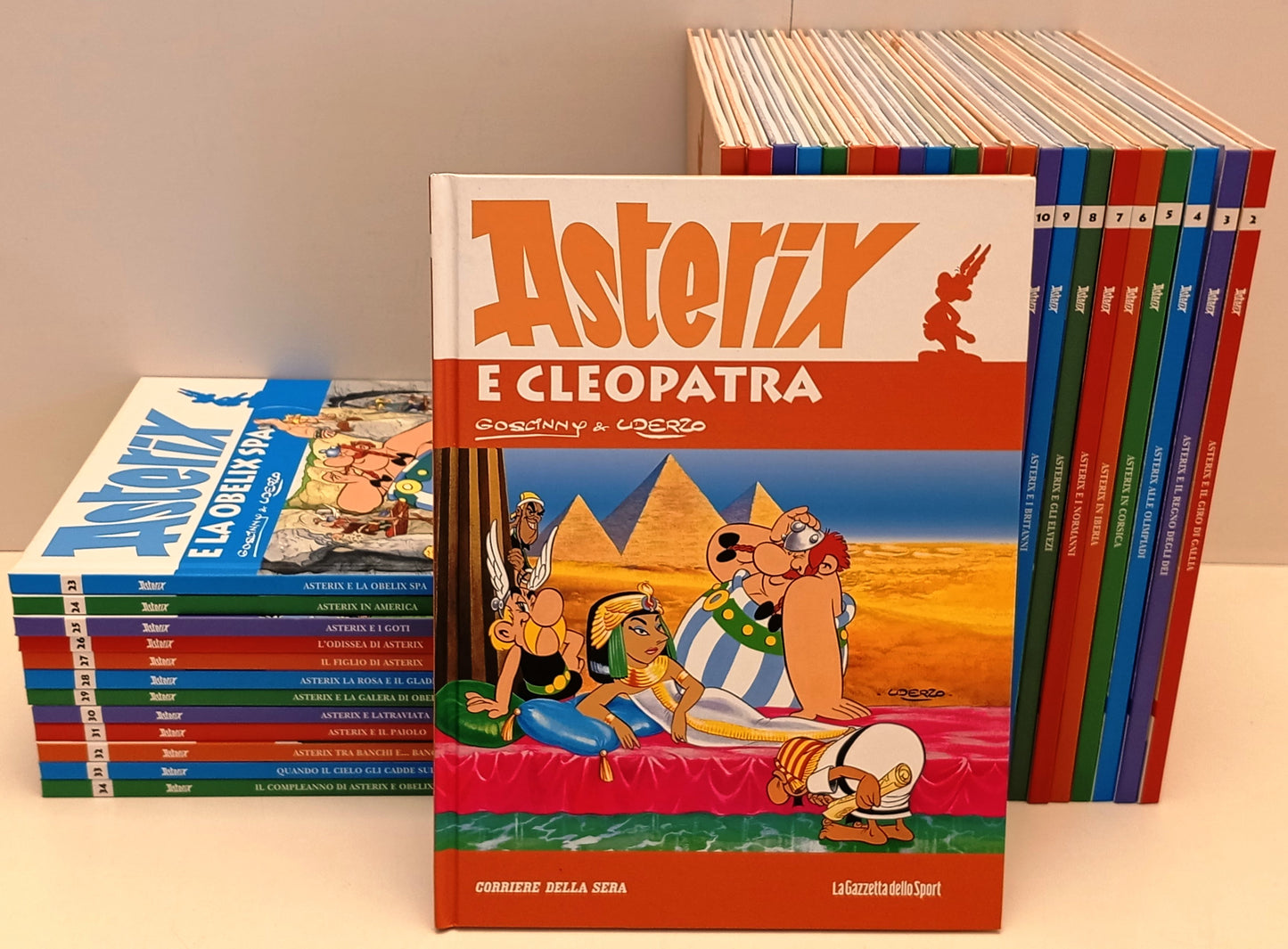 Asterix 1/34 (manca 35) q. completa - Goscinny Uderzo - Corriere Sera GdS - H26