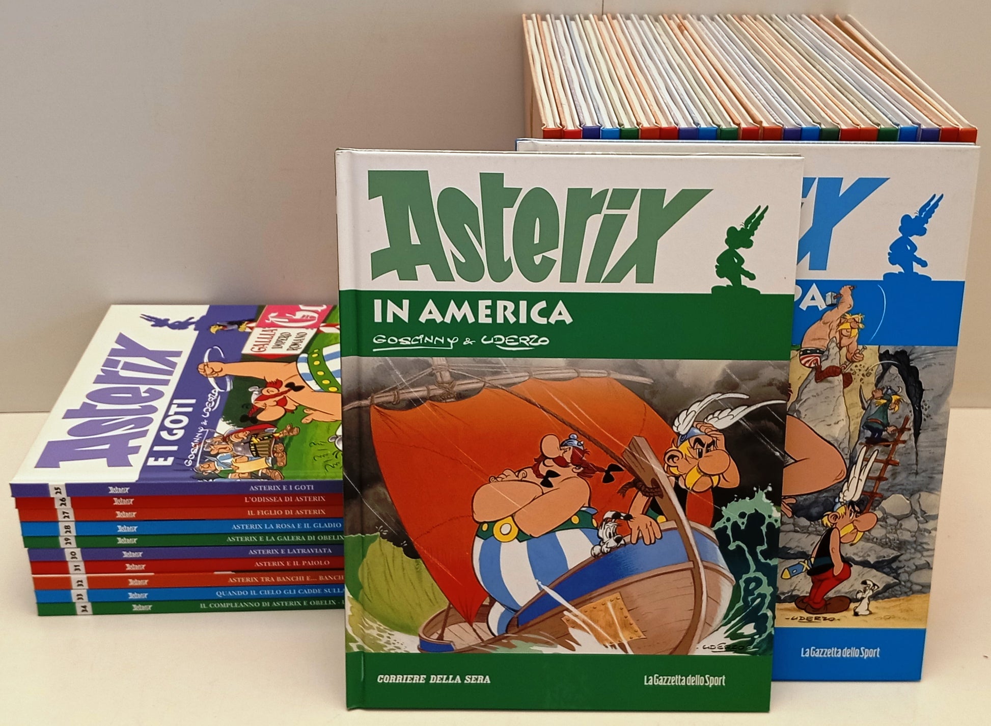 Asterix 1/34 (manca 35) q. completa - Goscinny Uderzo - Corriere Sera GdS - H26