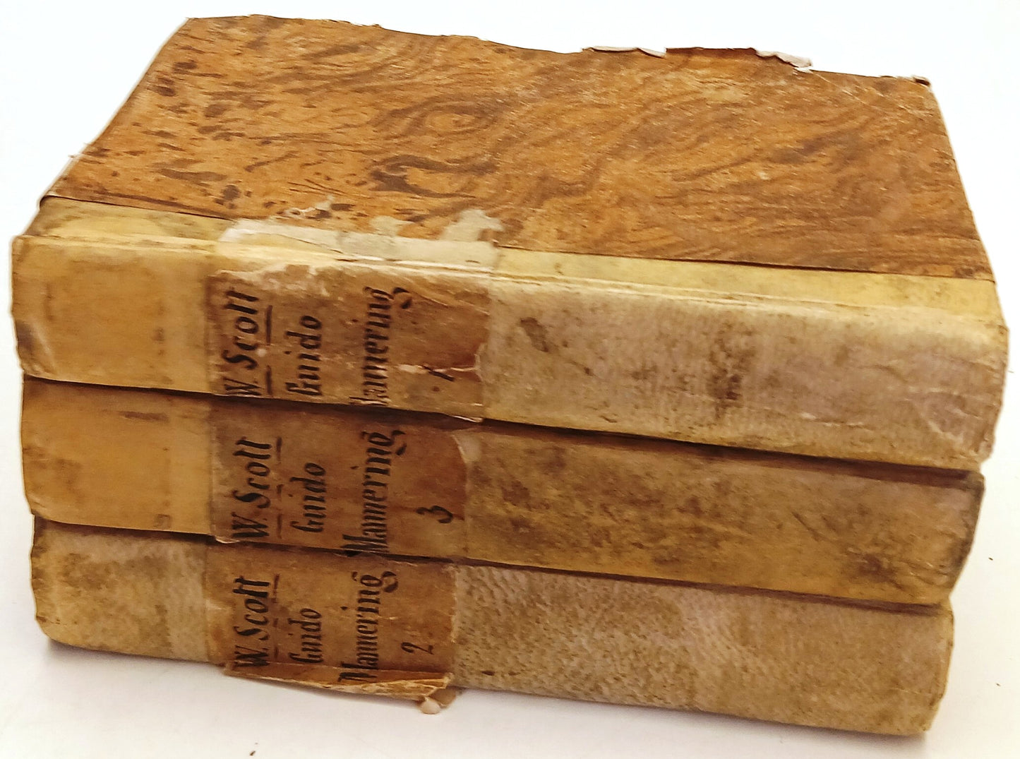 Guido Mannering l'Astrologo 3 tomi- Walter Scott- Vincenzo Ferrario- 1824-ZFS260