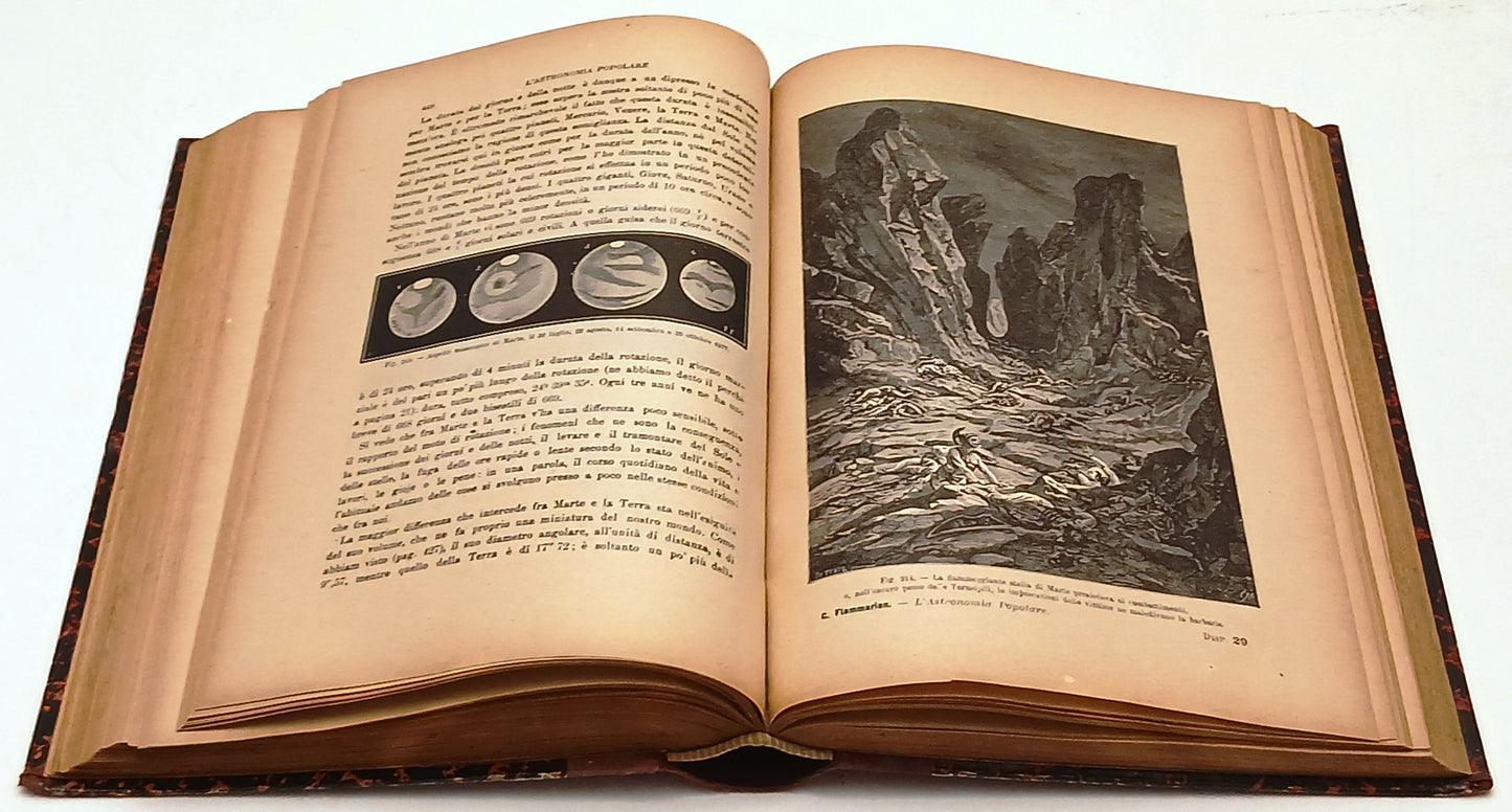 L'Astronomia Popolare Descrizione Cielo - Camillo Flammarion - Sonzogno - YFS314