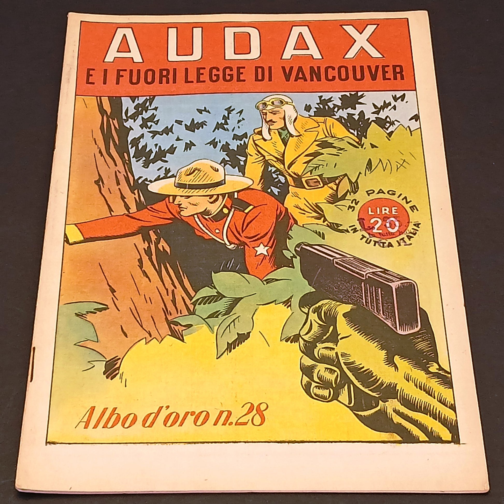 Albo d'oro n.28 Audax e i fuorilegge di Vancouver - Mondadori - 1946 - H26