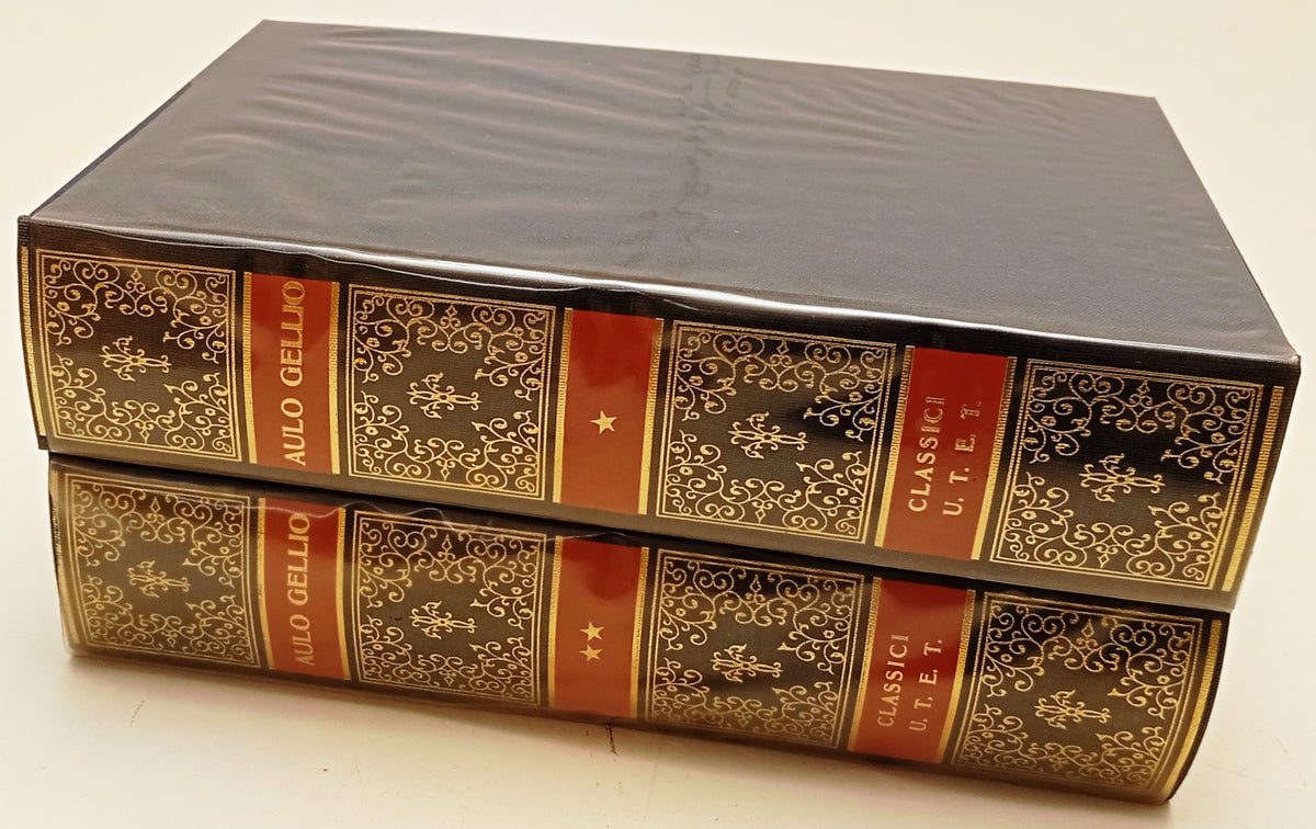 Le notti attiche 2 volumi - Aulo Gellio - UTET Classici Latini- 1a ed. 1992- XFS