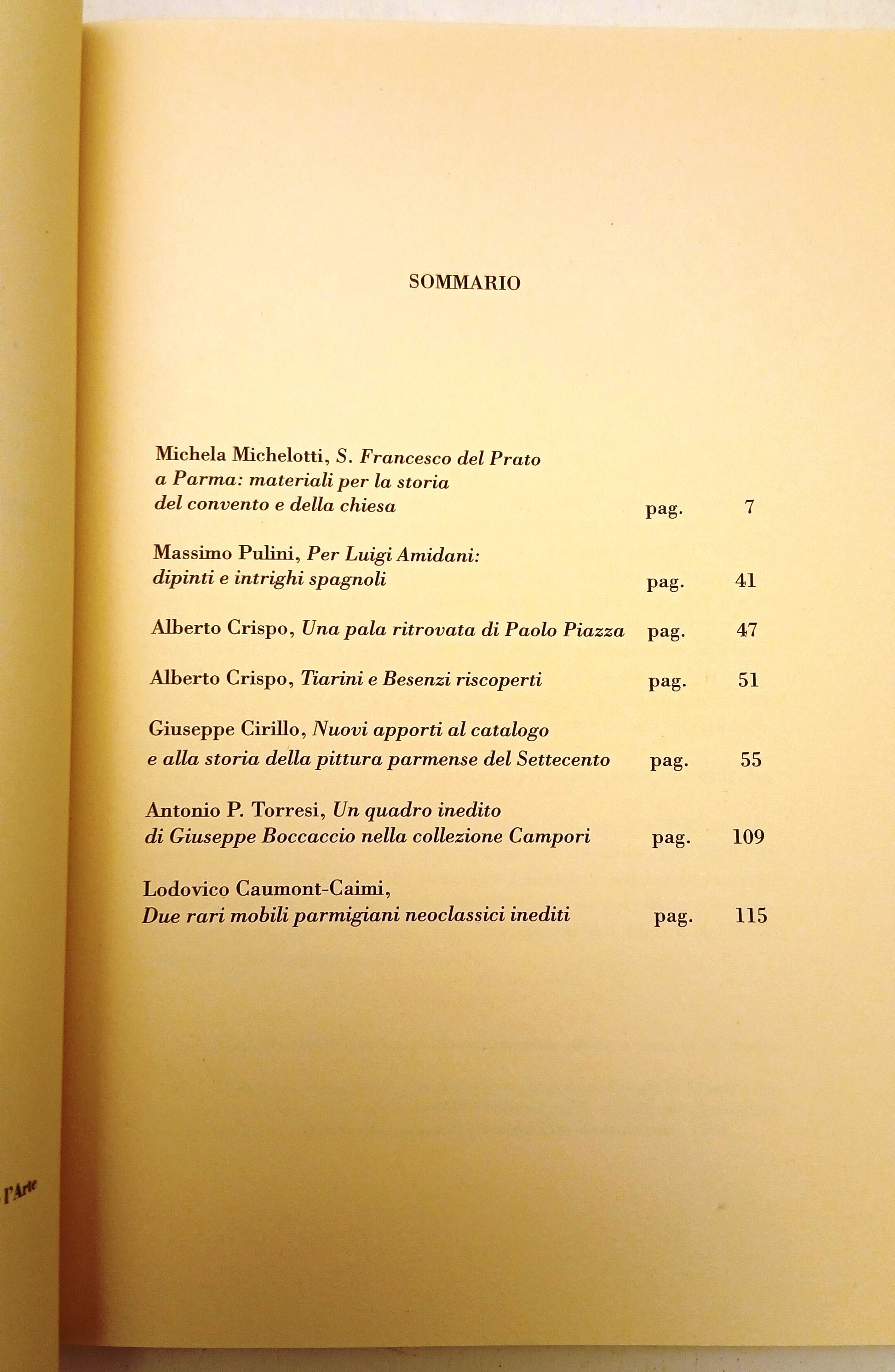 Parma per l'arte Anno X Fascicolo 1-2 2004 - Michelotti Pulini Crispo - WPR