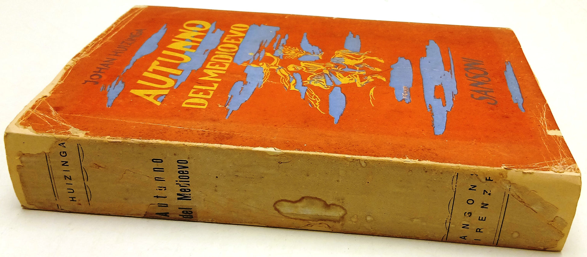 Autunno del medioevo - Johan Huizinga - Sansoni - 1a ed. 1944 - ZFS109