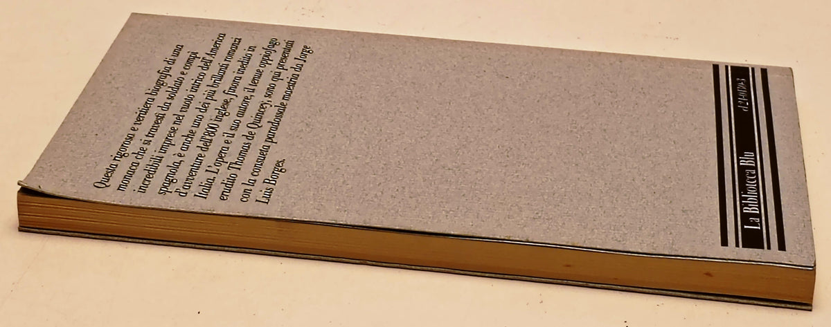 Avventure di una monaca vestita da uomo Thomas de Quincey- FMR Biblioteca Blu- WPR