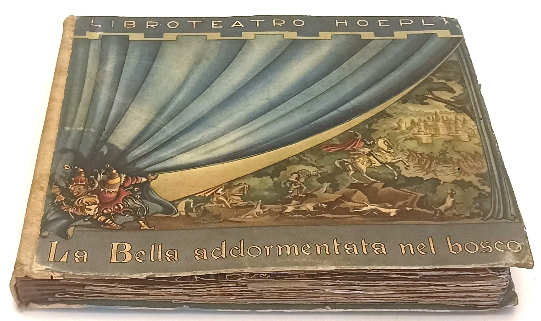 LB- LA BELLA ADDORMENTATA NEL BOSCO- disegni ZAMPINI- LIBROTEATRO HOEPLI- YFS699