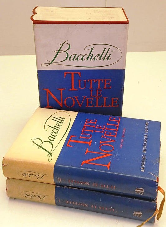 Tutte le novelle 2 volumi - Bacchelli - Mondadori - 1a ed. - cofanetto- ZFS260