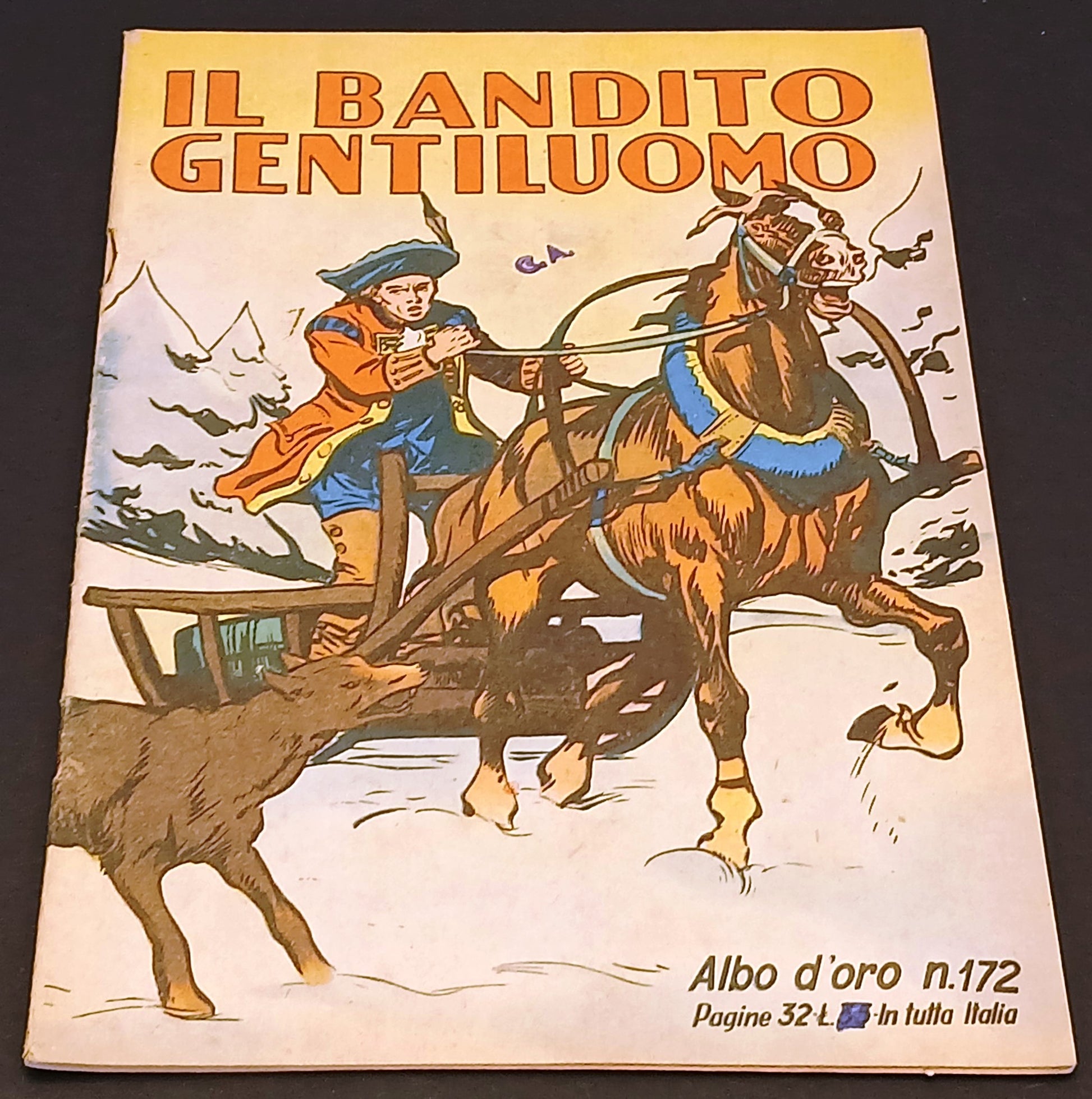 Albo d'oro n.172 Il bandito gentiluomo - Mondadori - 1949 - originale - H26