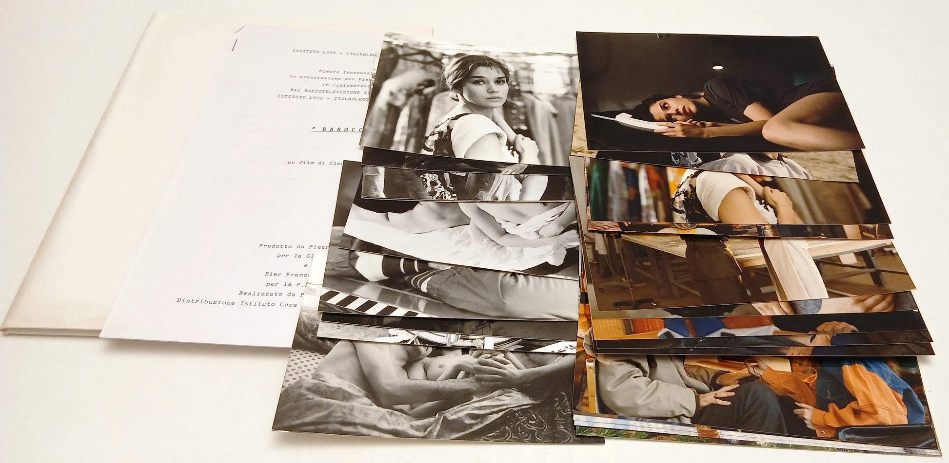 Cartella stampa film Barocco - Claudio Sestieri Marsllach Venturiello - RVSa855