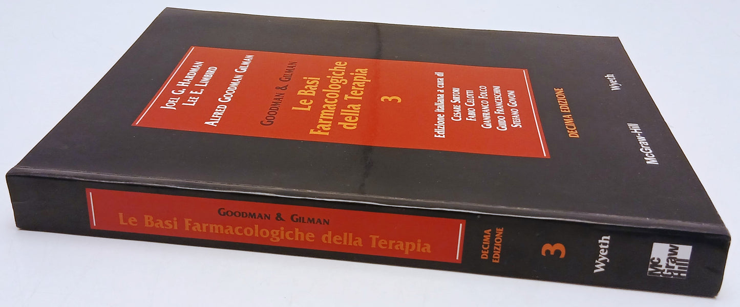 Le Basi Farmacologiche della Terapia 3 - Goodman & Gilman - McGraw-Hill - YFS314