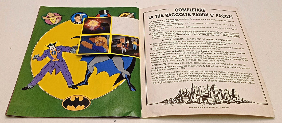 Album Figurine Batman The Animated Serie Completo - Panini 1993 - LBM29