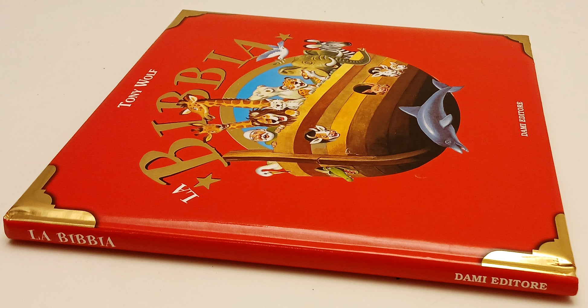LB- LA BIBBIA ILLUSTRATO A COLORI - TONY WOLF - DAMI - 2003 - C - YFS875