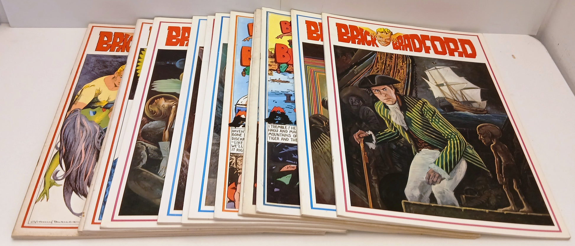 Brick Bradford lotto 20 numeri- Comic Art Gertie Daily- ristampa anastatica- D26