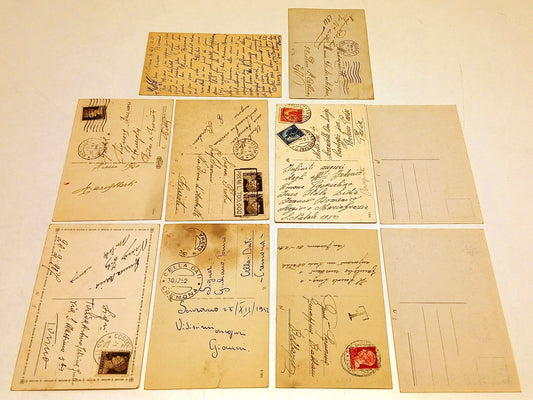 CC- Cartolina - Lotto 10 cartoline Auguri Buon Anno - RVSz187