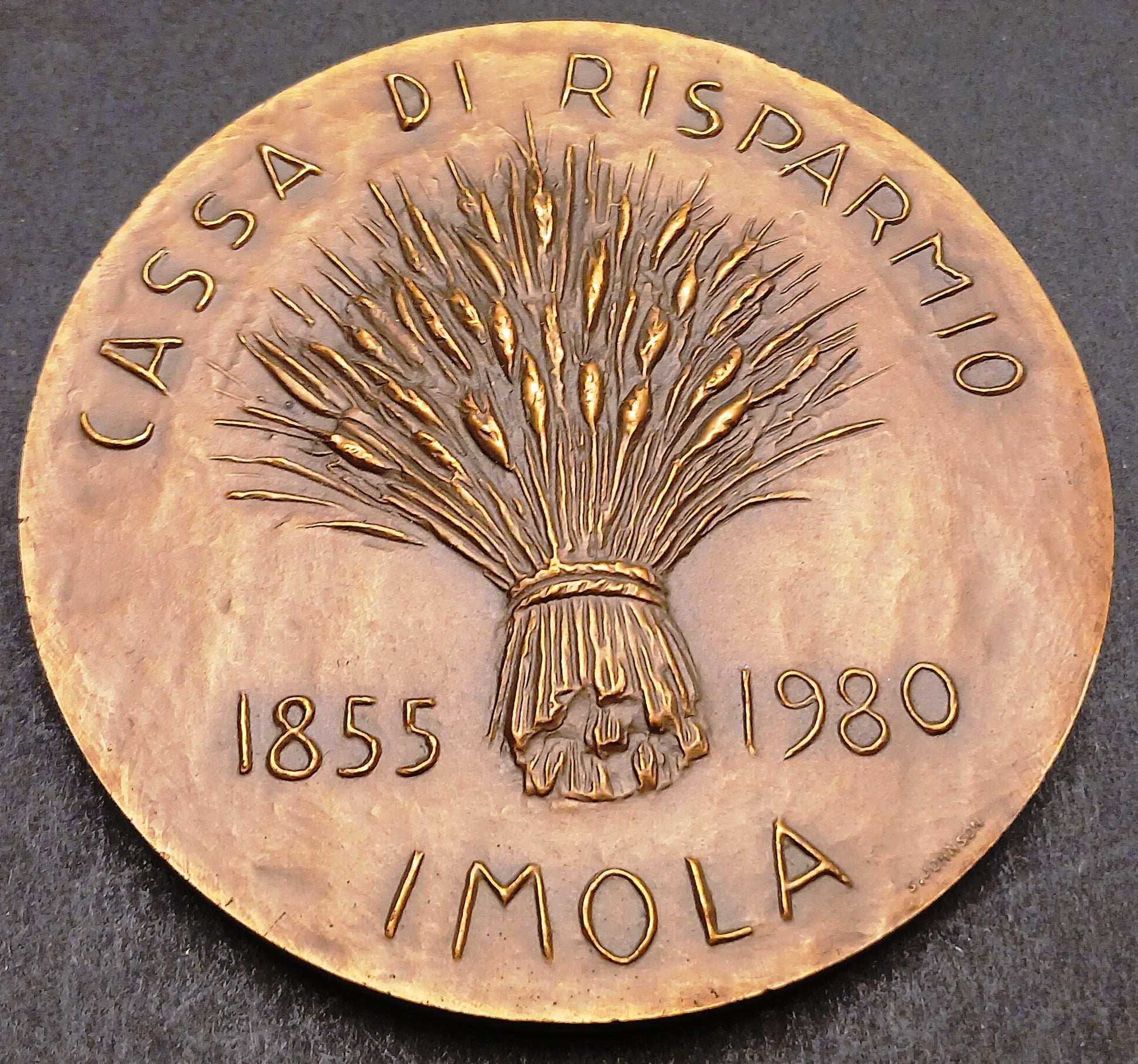 CB- Medaglia 125 Anni Cassa di Risparmio di Imola 1855-1950 - GTTS246