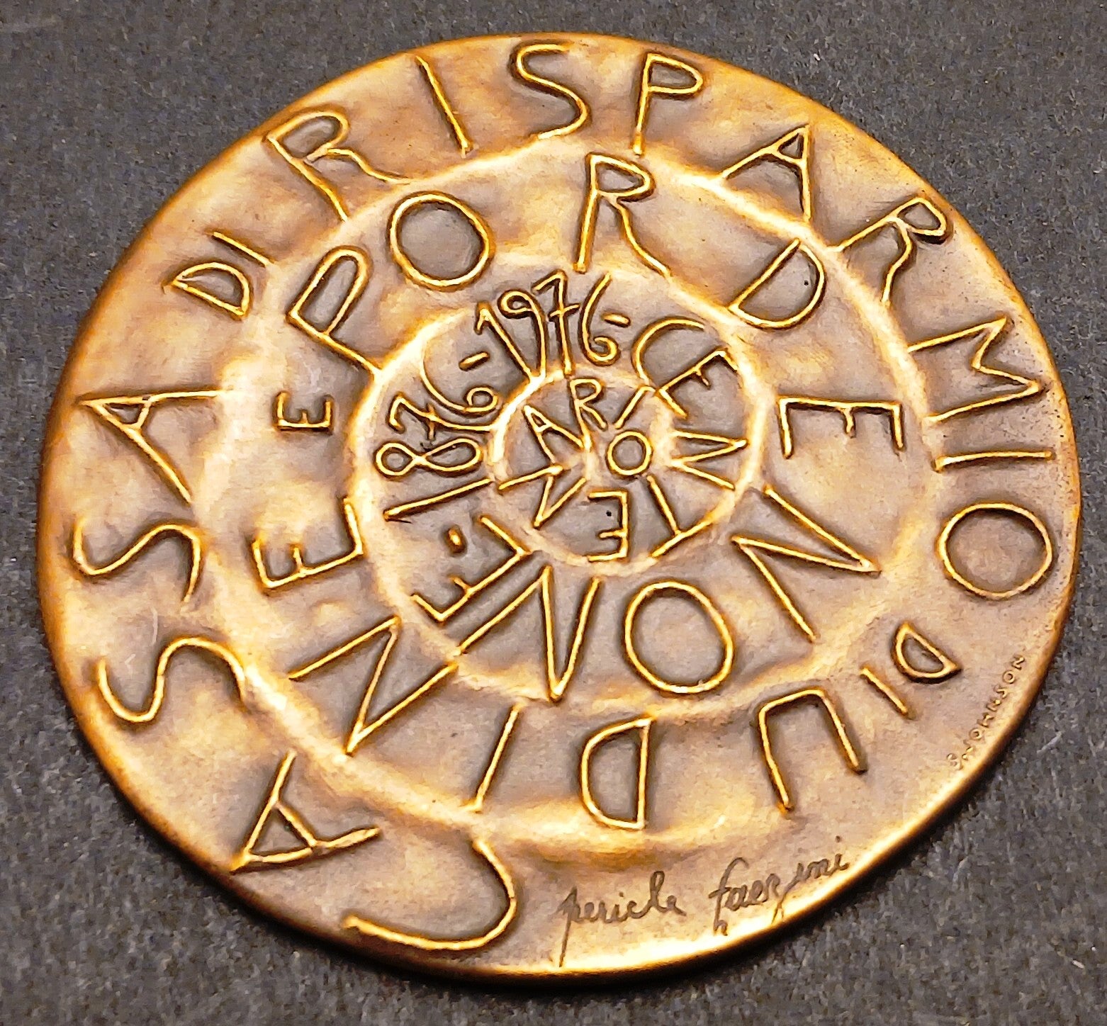 CB- Medaglia Cassa di Risparmio di Udine e Pordenone - Pericle Fazzini - GTTS229