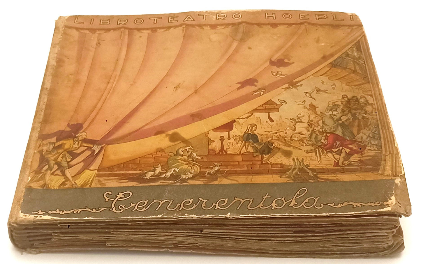LB- CENERENTOLA - disegni ZAMPINI dipinti CENTURIONE- LIBROTEATRO HOEPLI- YFS699
