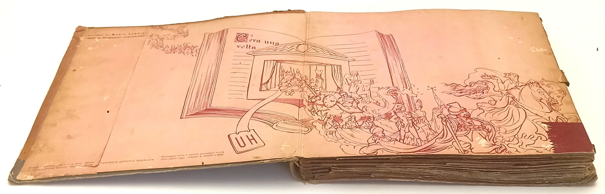 LB- CENERENTOLA - disegni ZAMPINI dipinti CENTURIONE- LIBROTEATRO HOEPLI- YFS699