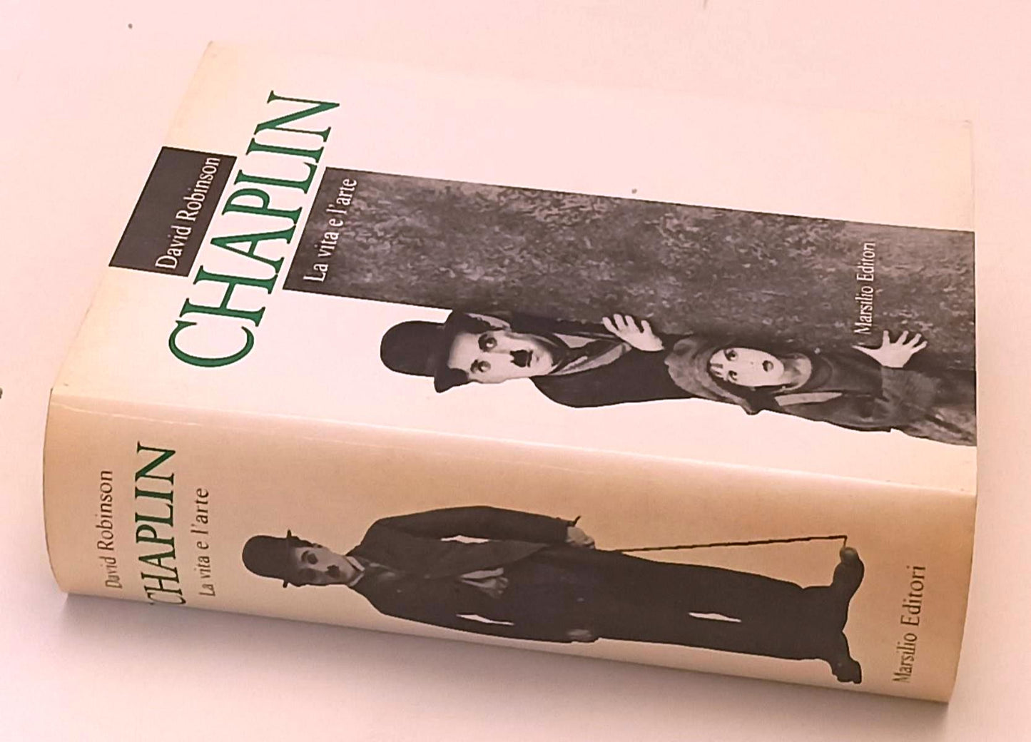LW- CHAPLIN LA VITA E L'ARTE- DAVID ROBINSON- MARSILIO- 1a ED.- 1987- CS- YFS276