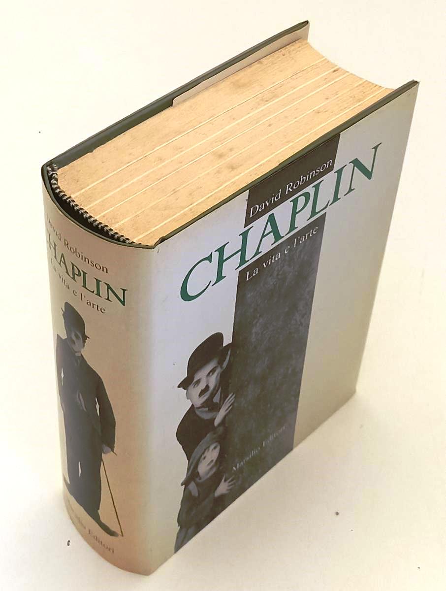 LW- CHAPLIN LA VITA E L'ARTE- DAVID ROBINSON- MARSILIO- 1a ED.- 1987- CS- YFS276
