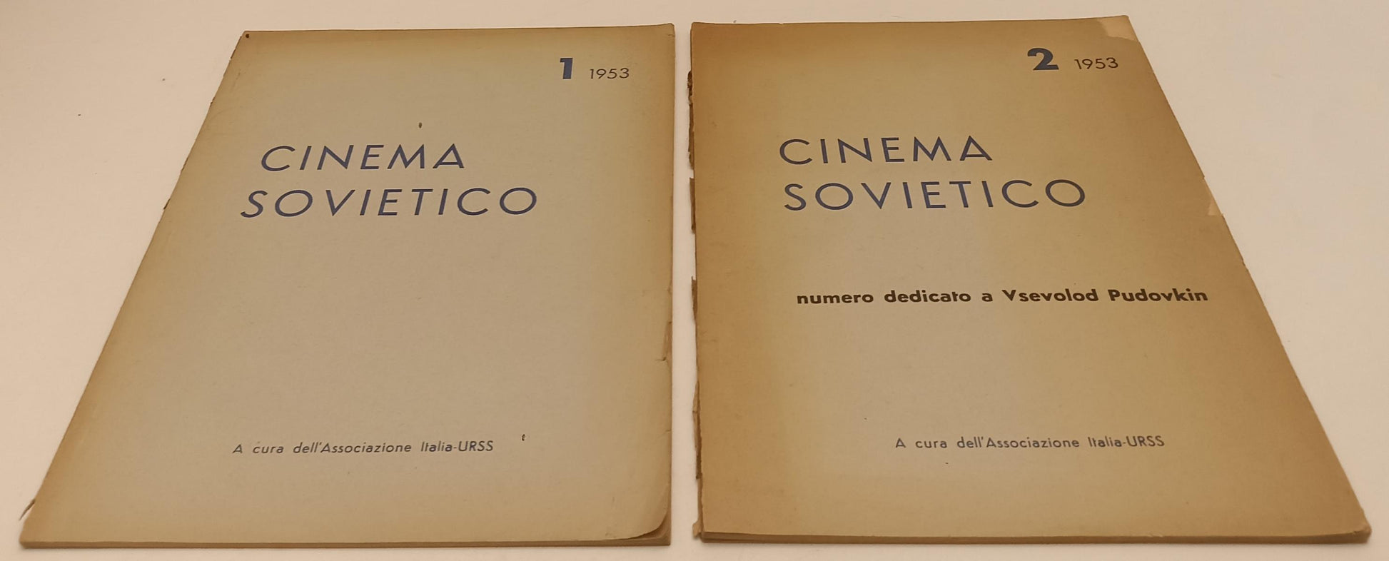 LW- CINEMA SOVIETICO 1/2 1953 VSEVOLOD PUDOVKIN ASSOCIAZIONE ITALIA-URSS- YFS295