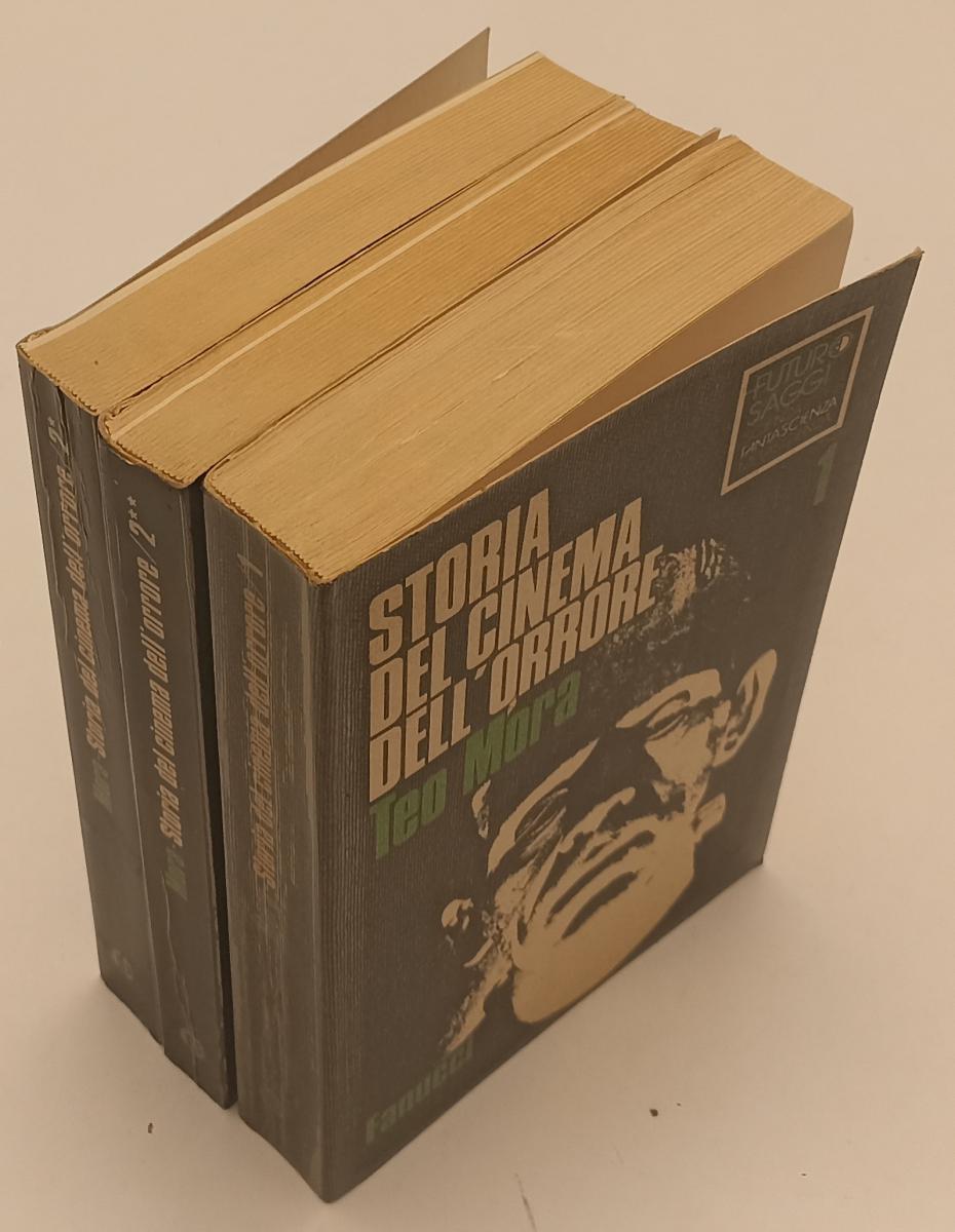 LW- STORIA DEL CINEMA DELL'ORRORE 3 VOLUMI - TEO MORA - FANUCCI- 1978/79- B- XFS
