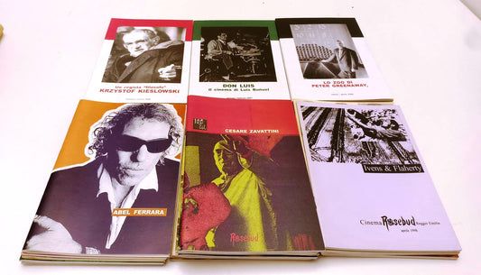 LW- LOTTO 29 CATALOGHI CINEMA REGGIO EMILIA CARMELO BENE- CINEMA ROSEBUD- YFS314